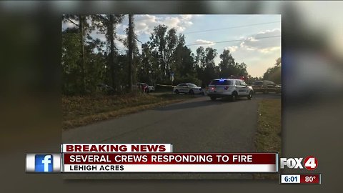 Structure fire Lehigh Acres