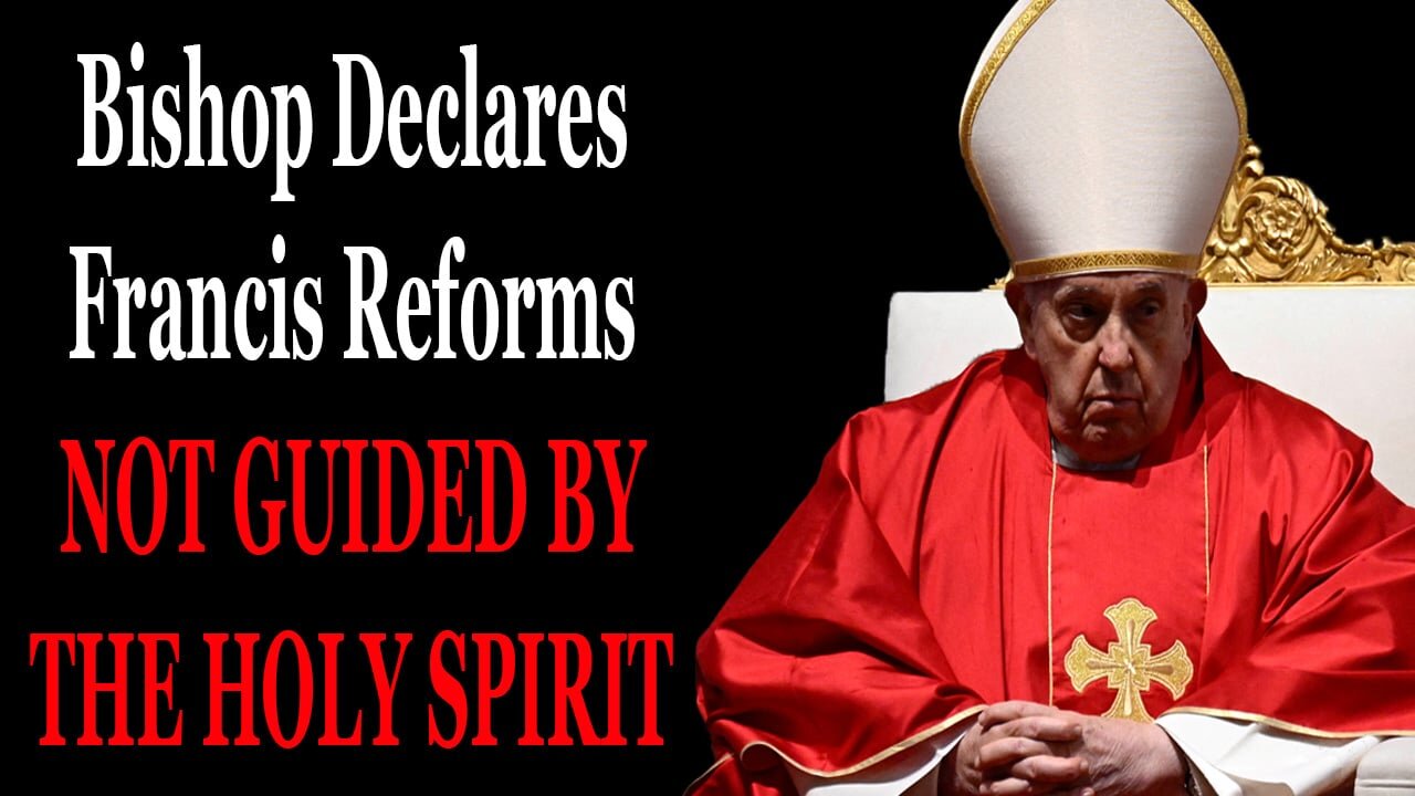 Bishop Declares Francis' Reforms NOT GUIDED BY THE HOLY SPIRIT