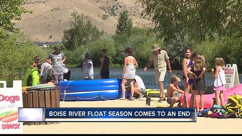 Official Boise River float season comes to an end