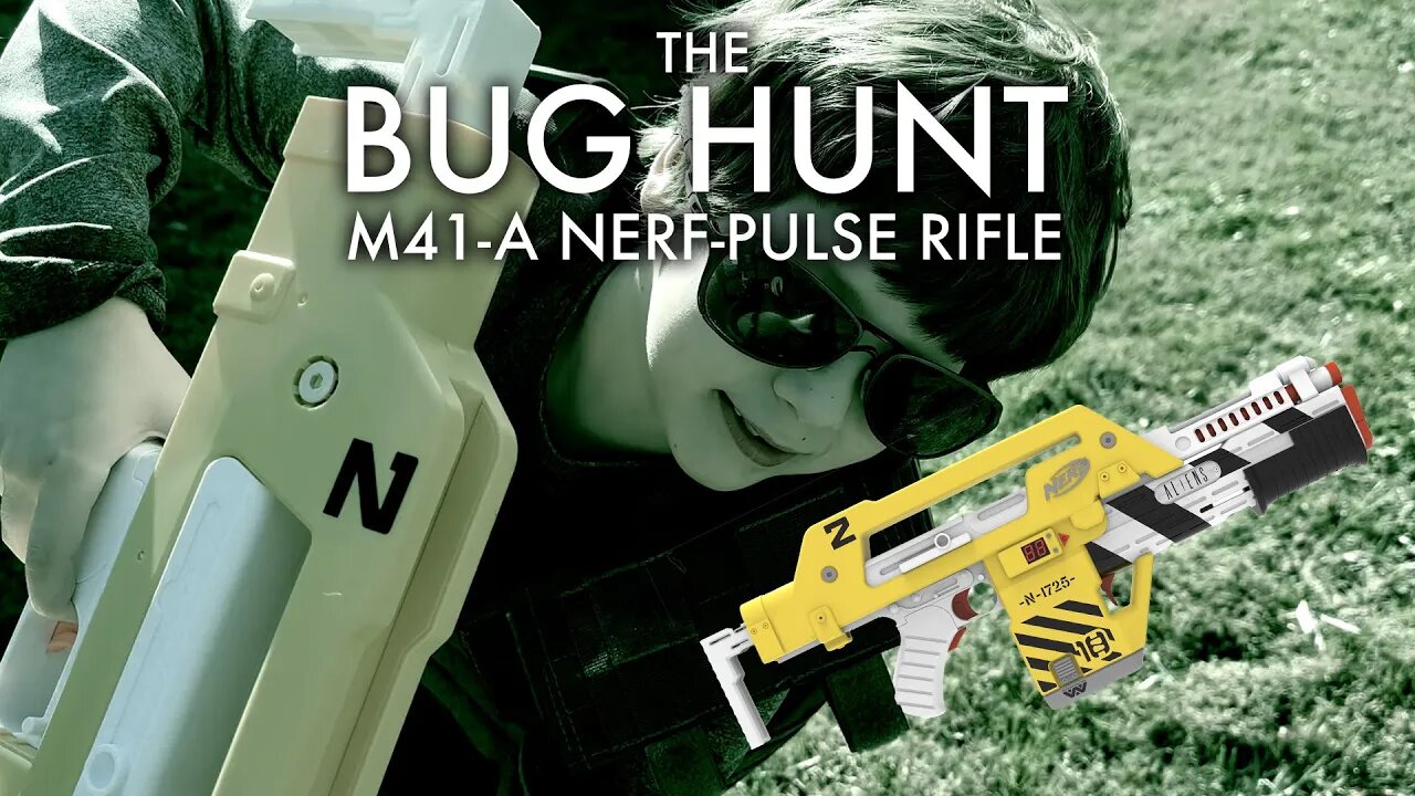 The Nerf M41-A Pulse Rifle from Hasbro! Aliens Prop Toy - Father and Son Unboxing & Reviews M41A M41