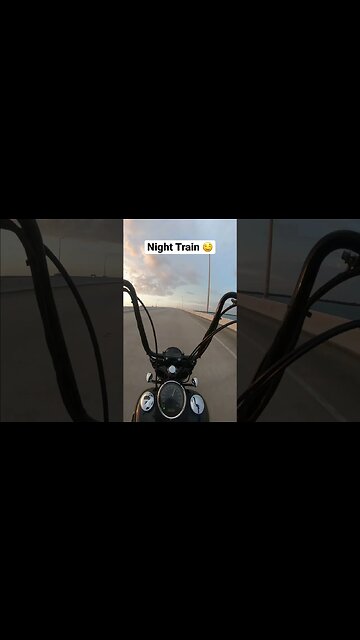 Sunrise on the Night Train #harleydavidson