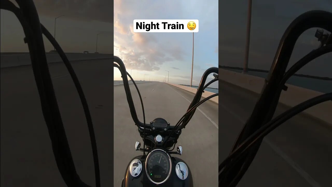 Sunrise on the Night Train #harleydavidson