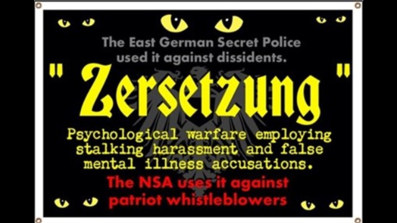 Sensitizing Targets to Specific Stimuli - Modern Day Zersetzung Operations in Communist Canada