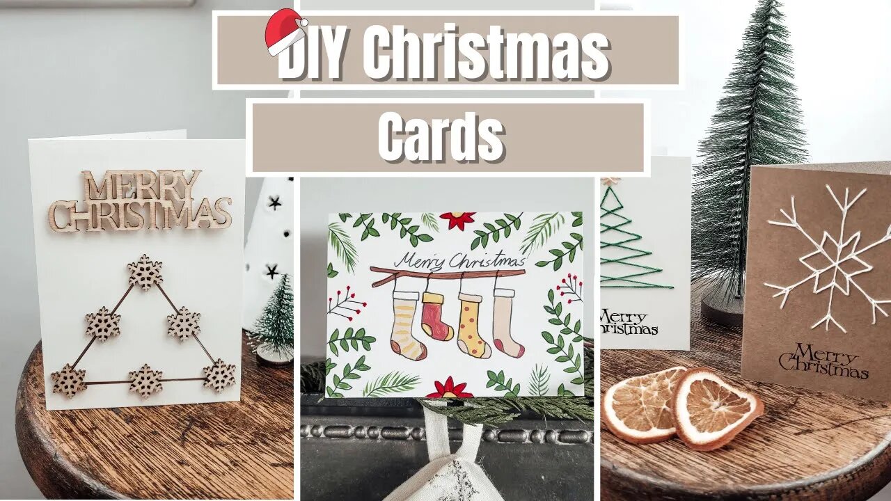 DIY Christmas Card Ideas | Handmade Holiday Card Which Are Quick and Easy To Make