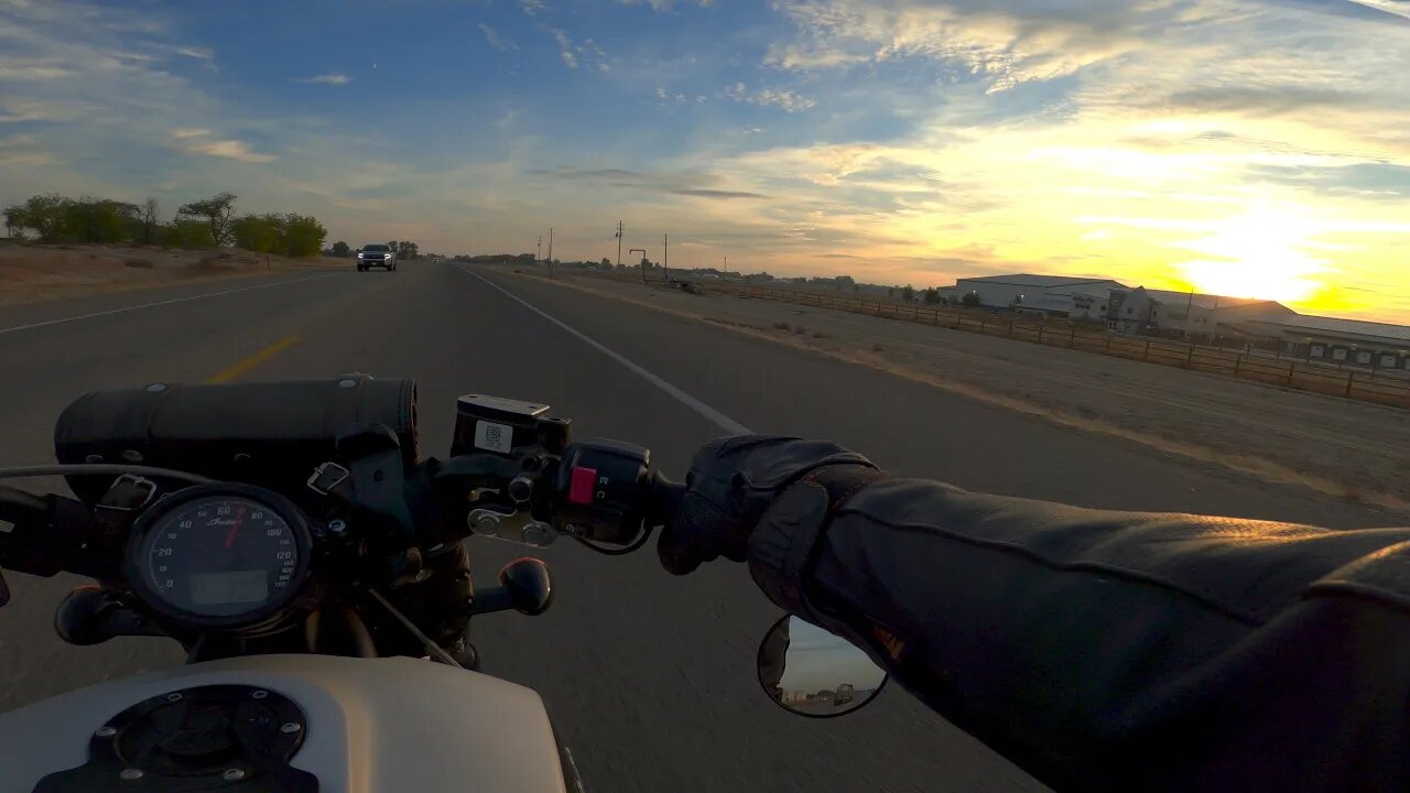 Cold Fall Evening Ride Through a Couple of Tiny Idaho Towns