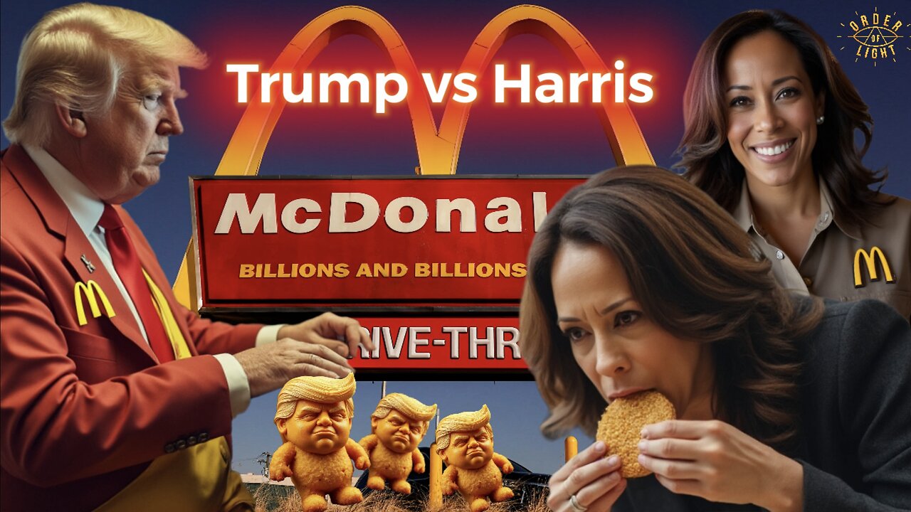 TRUMP VS HARRIS MCDONALDS FEUD!