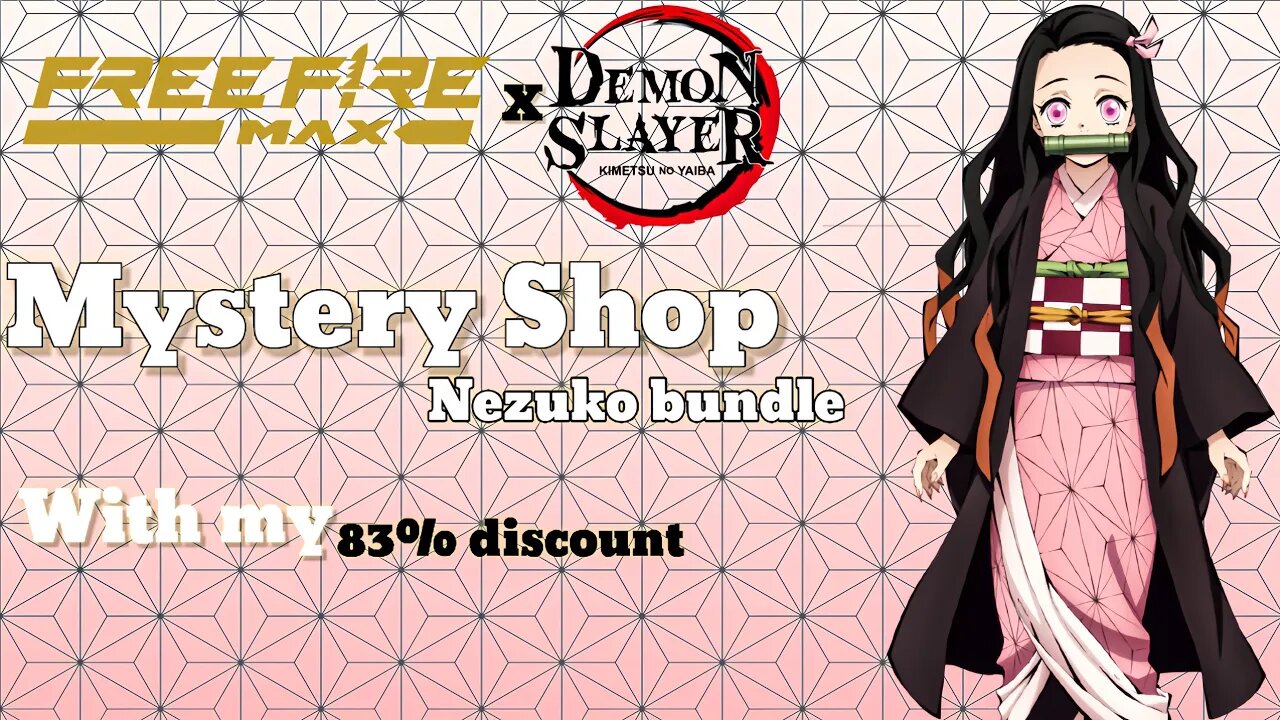 FreeFire max x Demon slayer Nezuko Bundle FreeFire❤️❤️