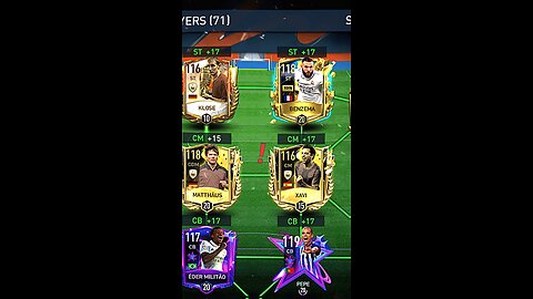 ICONS SQUAD ON FIFA MOBILE