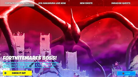 *NEW* BOSS FIGHT in FORTNITEMARES 2022!