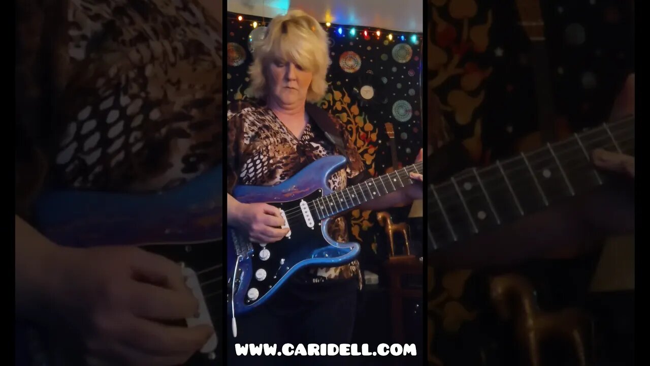 Still Got The Blues- Gary Moore guitar cover by Cari Dell female lead guitarist