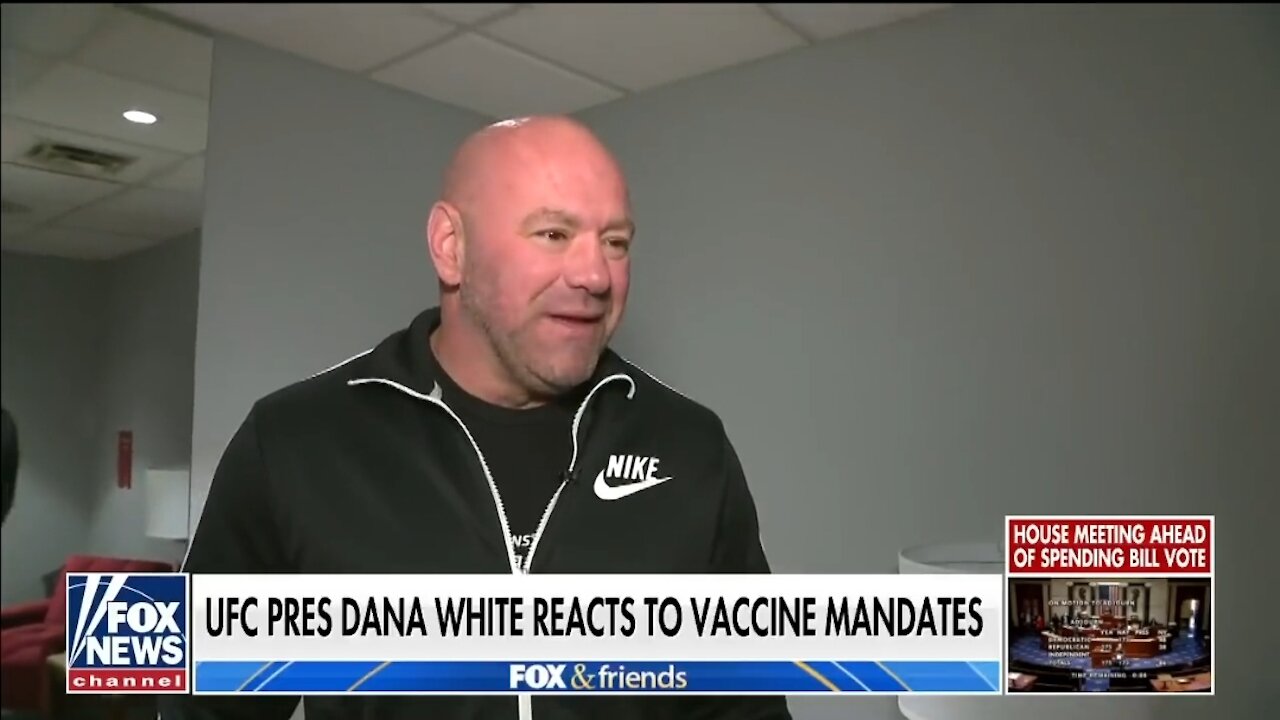 UFC's Dana White: I Won't Force Fighters To Be Vaccinated