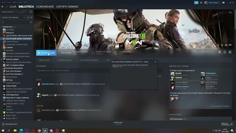WARZONE 2.0 NÃO ABRE NA STEAM! - Alguem tá com esse erro também?