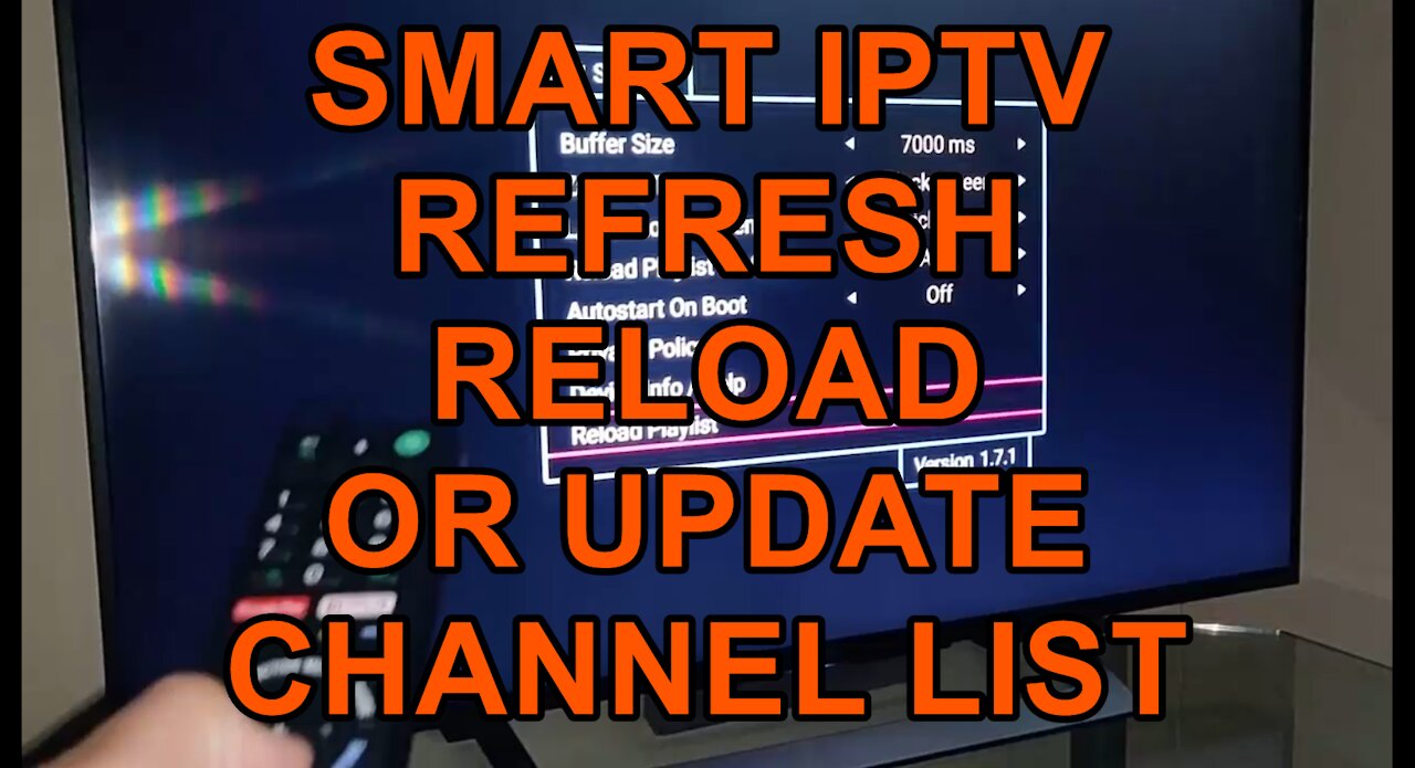 Smart IPTV How to Update or Refresh your current channel list