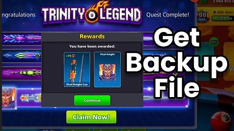 Get Pixel Knight Cue and Avatar Reward Free | Trinity Legend Quest 8 Ball Pool