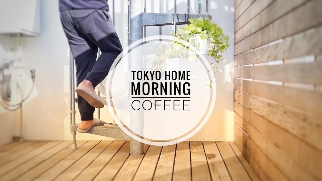 Tokyo morning coffee … at the rooftop