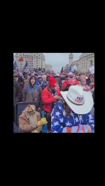 Trump Supports Recite Lord's Prayer In Freedom Plaza in DC! Jan 6Th 2021