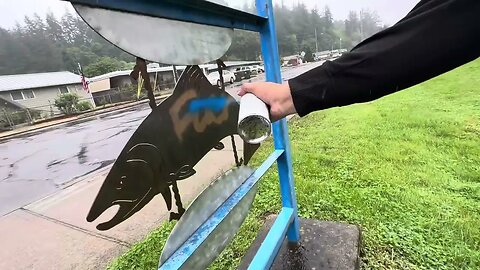 Yung Paul Fixes Graffiti At Memorial