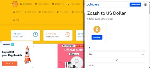 How To Earn Free Zcash ZEC TOKENS Cryptocurrency At BTC Bunch Every 5 Min Withdraw Via FaucetPay