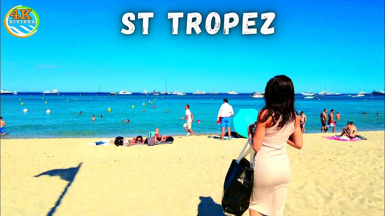 Beach Walk Saint Tropez 4K 💛 Best of Summer 2024 🧡