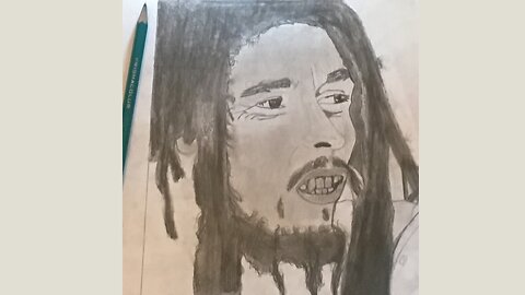 drawing bob marley