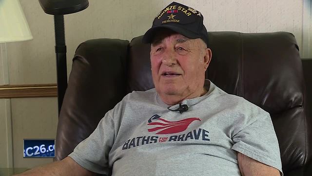Bronze Star recipient gets free bath remodel through Baths for the Brave