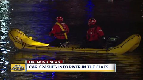 Rescue crews searching for truck in water