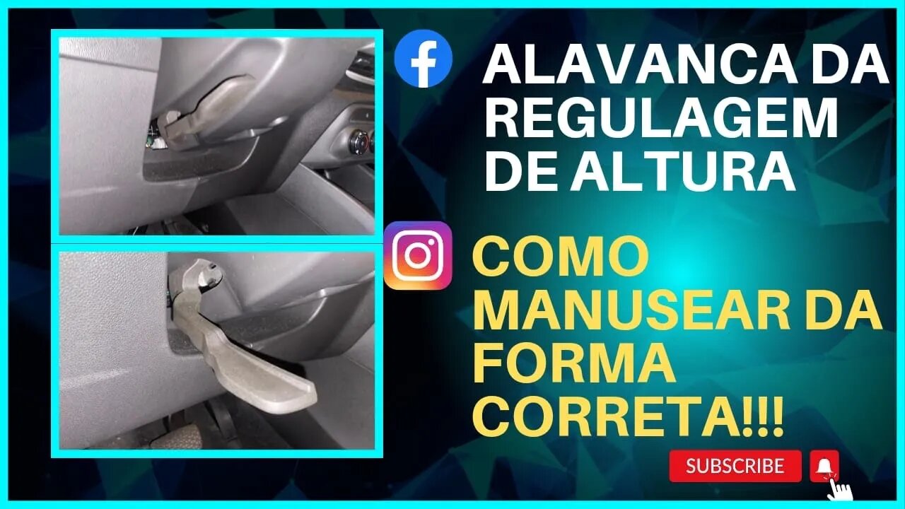 Alavanca de altura e profundidade do Novo Onix e Novo Tracker cuidados e como manusear corretamente!