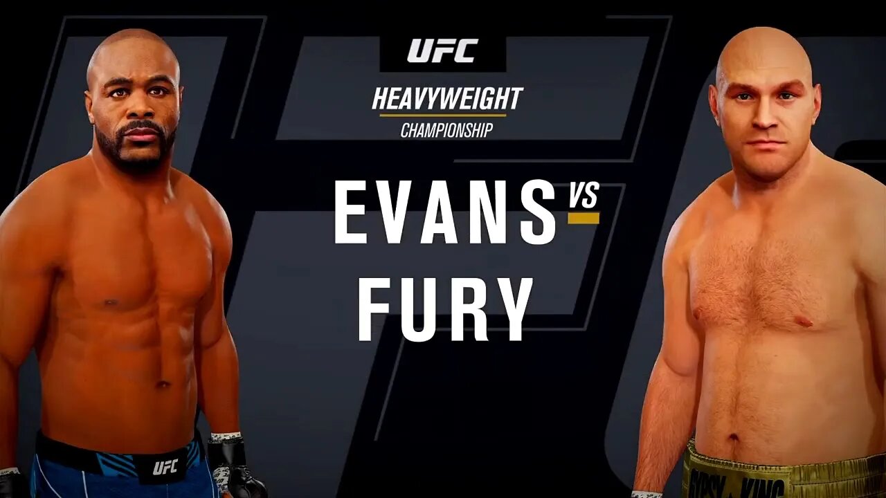 EA Sports UFC 4 Gameplay Tyson Fury vs Rashad Evans