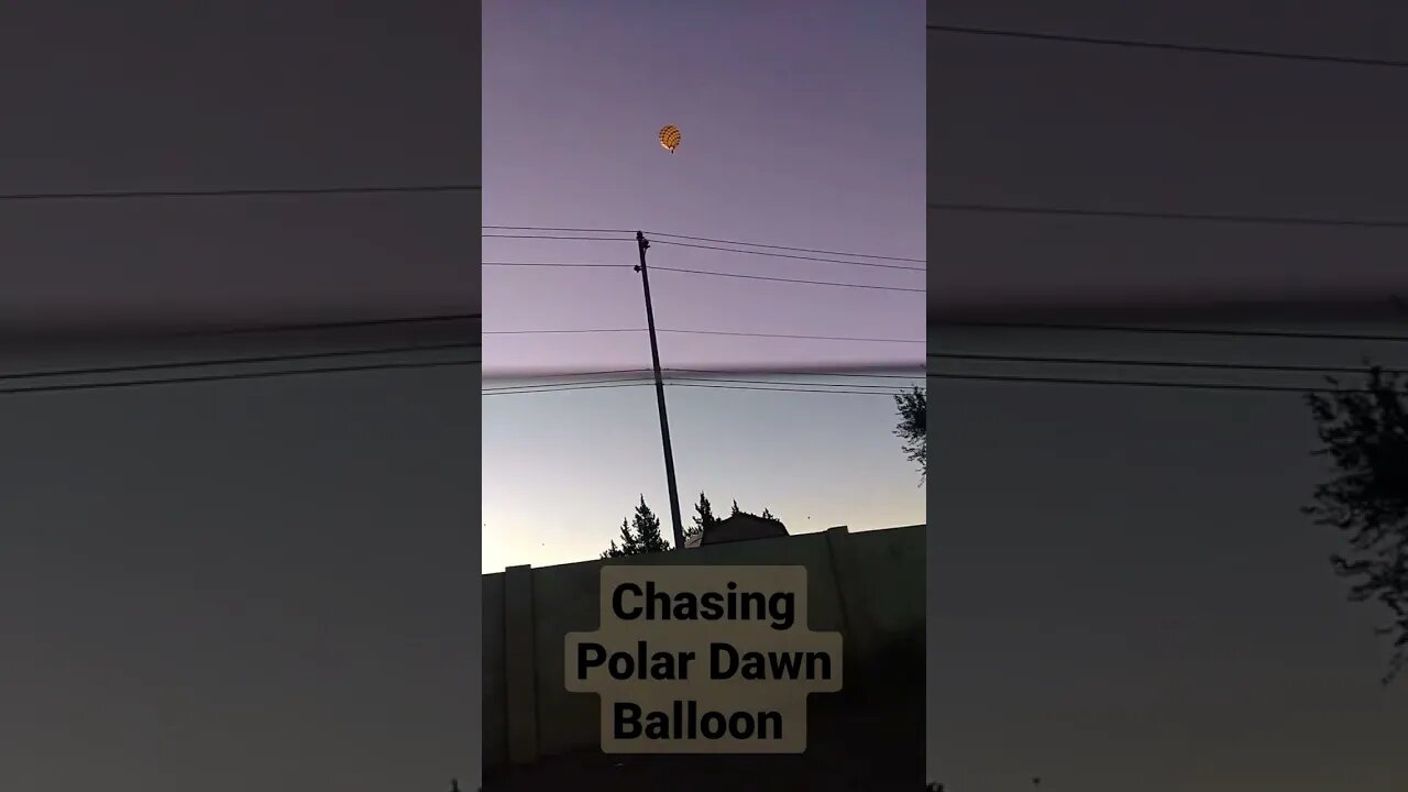Chasing Polar Dawn Balloon - Balloon Fiesta 2022