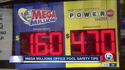 Mega Millions office pool safety tips