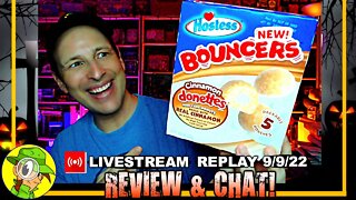 Hostess® CINNAMON DONETTES® BOUNCERS™ Review 🧁🍩⛹️‍♂️ Livestream Replay 9.9.22 ⎮ Peep THIS Out! 🕵️‍♂️