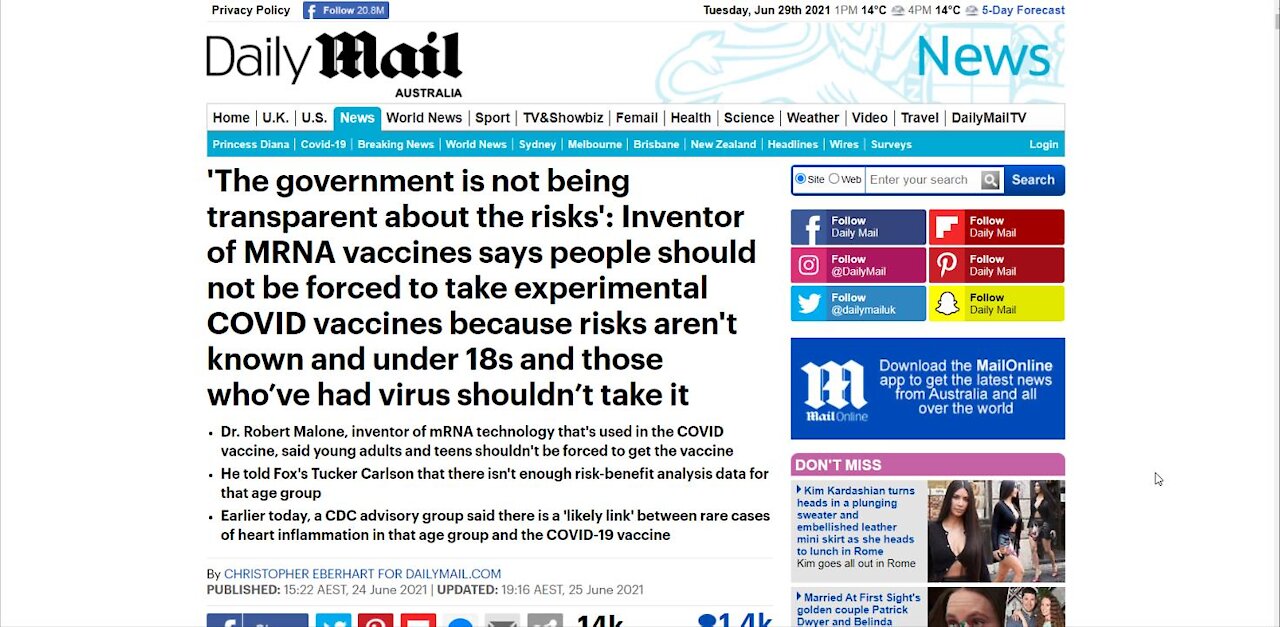 Government is not being transparent about the risks