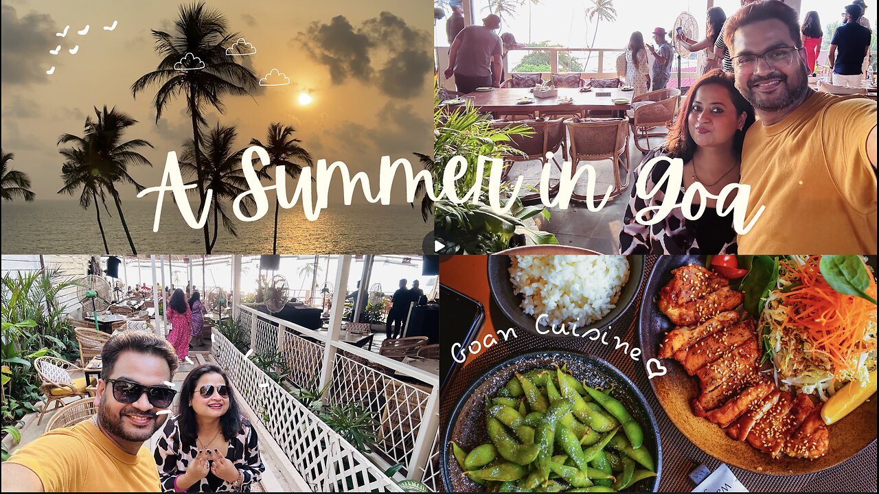 "Goa Day 1: Hidden Gems at Vagator Beach & Top Restaurants Unveiled!" | Shipra Tripathi |#ExploreGoa