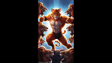 Kitten's Daddy Revenge on the Lion! 🐱🔥 | Part 1 #cat #cute #shorts #youtubeshorts #viralvideo