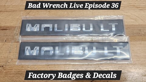 Factory Badges & Decals - Bad Wrench Automotive