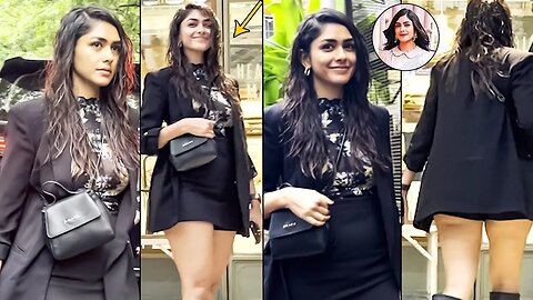Mrunal Thakur Smiles Through The Mumbai Rains As She Poses For Paps 🤩💖📸