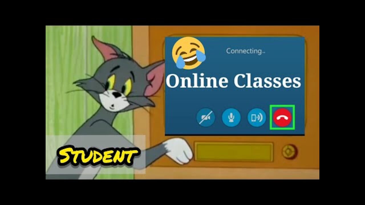 Online Classes Funny video🤣_Tom and jerry online class whatsapp status