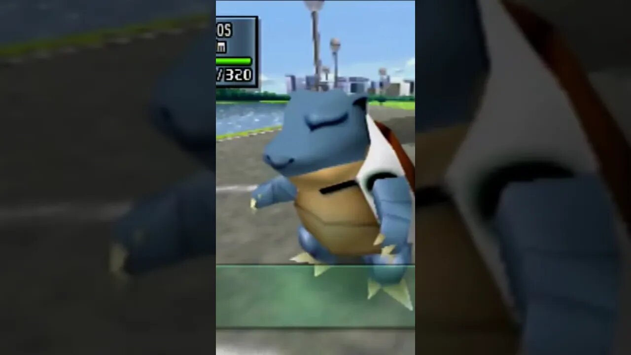 Pokémon Stadium 2 - Blastoise Uses Mud-Slap!