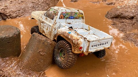 muddy crawling