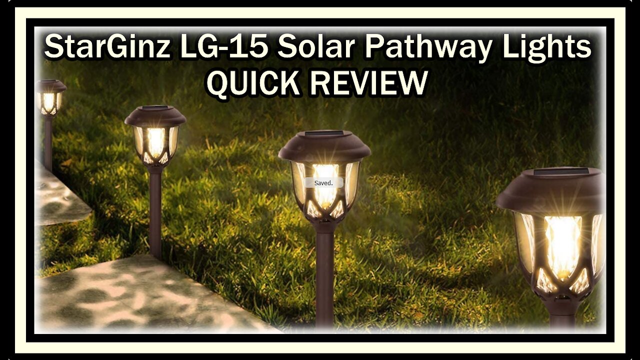 StarGinz LG-15 Solar Lights Outdoor Decorative 10 Packs Solar Pathway Lights QUICK REVIEW