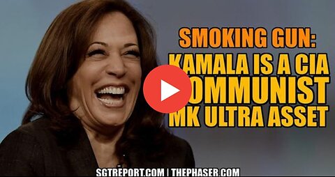 SMOKING GUN~ KAMALA AKA BJ HARRIS, IS A CIA COMMUNIST MK ULTRA ASSET!!!