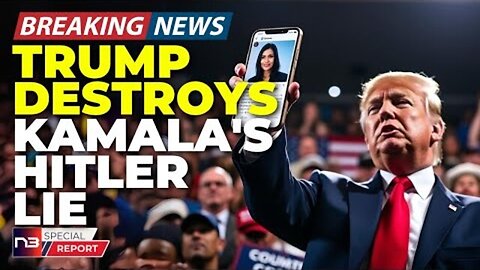 BREAKING: Trump's Response To Kamala's Hitler Speech Has The Entire Country Absolutely Stunned!