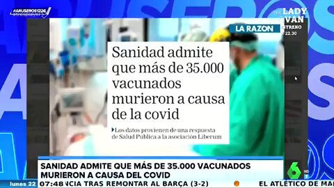 🚨 SANIDAD RECONOCE QUE 35.000 VACUNADOS MURIERON POR COVID 🚨