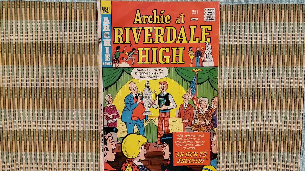 Archie at Riverdale High No. 21 comic book December 1974 Archie Enterprises Inc readaloud