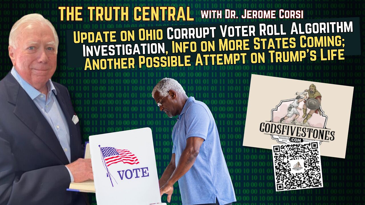 Update on Ohio Corrupt Voter Roll Algorithm Investigation; Another Possible Attempt on Trump’s Life