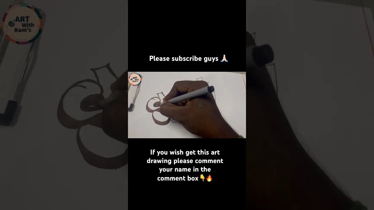 Sweet’ graffiti drawing ✍️ video full video link in comment below 👇 check it guys subscribe guys 🎉