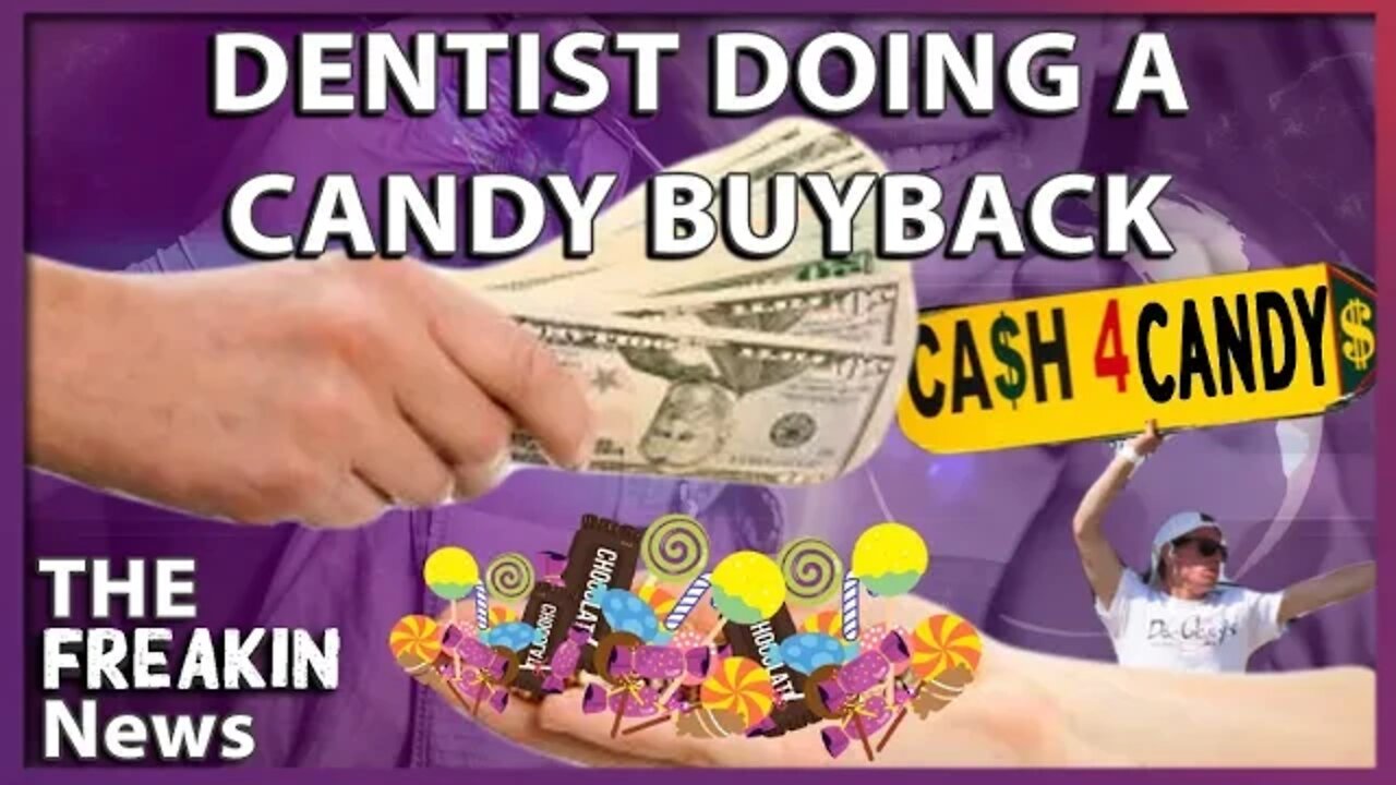 Oklahoma City Dentist Holding A Halloween Candy Buyback