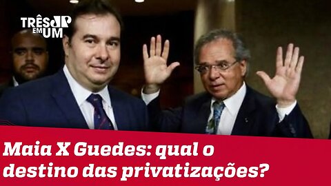 Maia e Guedes se alfinetam sobre assuntos econômicos