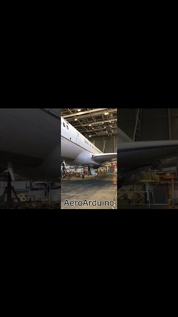Saw Legendary #B757 As #Flying In Hangar With Landing Gear Swing #Aviation #AeroArduino