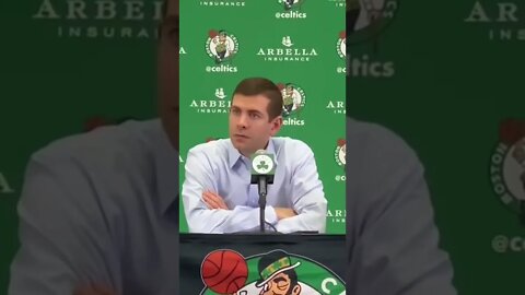 Sitting in Celtics Post Game With Coach 2019